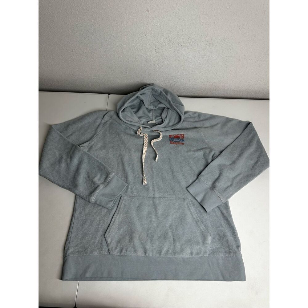 Rhythm Women's L/S Vintage Graphic Dawn Hoodie JL3 Sky Blue Size XL